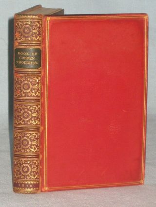 1870 Book A Book Of Thoughts By Henry Attwell