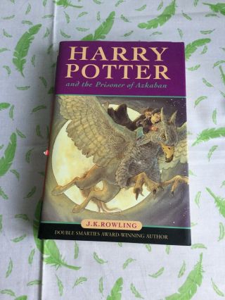 First Edition 3rd Print Harry Potter Prisoner Of Azkaban Hardback Ted Smart (1b)
