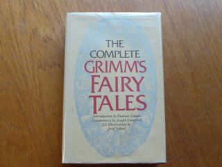 " Complete Grimms Fairy Tales " Hc.  Book W/dj Pantheon German Myths & Folktales