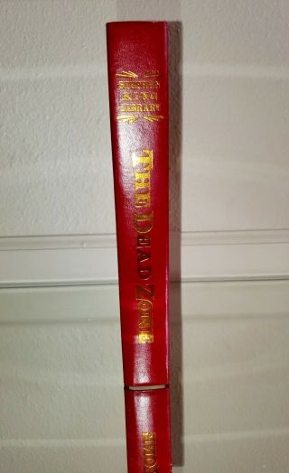 Stephen King Red Leather Library The Dead Zone First Edition