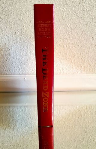 Stephen King Red Leather Library The Dead Zone First Edition 2