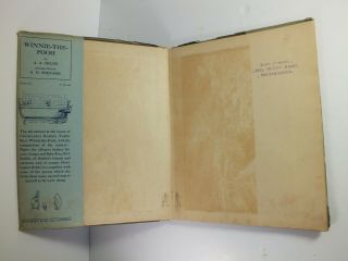 1926 AA Milne Teddy Bear and Other Songs From When We Were Very Young 1st Ed 2