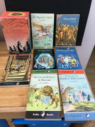 C.  S.  Lewis.  The Complete Chronicles Of Narnia.  Puffin Books Boxed Set (1970 