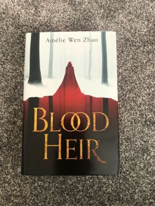 Illumicrate Blood Heir Signed Sprayed Edge With Author Letter