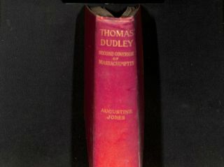 The Life and Work of Thomas Dudley by Augustine Jones (1900 hardback) 2