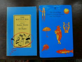 Seamus Heaney & Ted Hughes - Poetry Anthologies Rattle Bag & School Bag 1st Ed