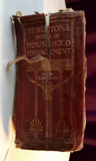 1909  Edition.  Mrs.  Beeton 