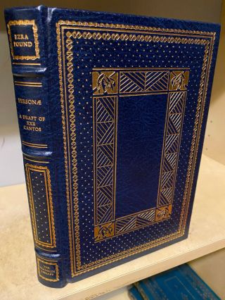Franklin Library Personae A Draft Of Xxx Cantos - Ezra Pound American Literature