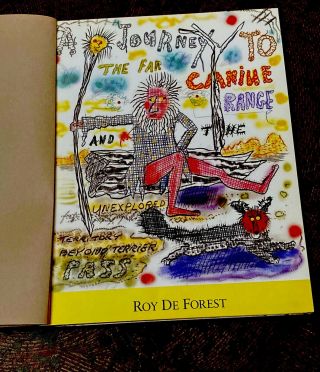 Roy De Forest - Accordion Fold Book - Collective Journey - To The Far Canine Range 2