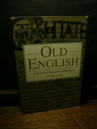 Old English - Roger Lass A Historical Linguistic Companion Language Studies