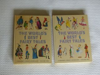 Vintage Set Volumes 1 & 2 Of The World’s Best Fairy Tales Reader’s Digest 1977