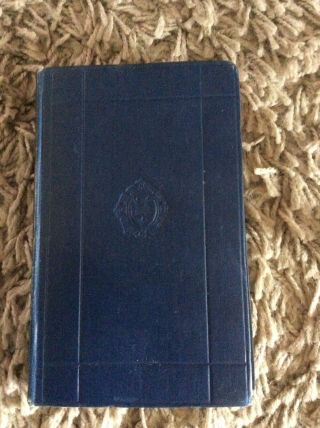 Vintage Book The Pilgrim’s Progress By John Bunyan Blue Cover Bound From 1940