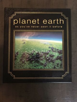 Easton Press Oversized Book.  Planet Earth As You’ve Never Seen It Before