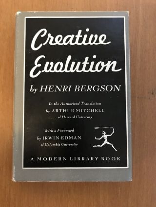 Modern Library 231: Creative Evolution By Henri Bergson,  Near Fine