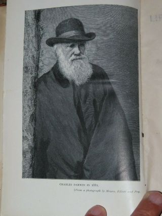1896 The Life And Letters Of Charles Darwin Vol Ii Francis Origin Of Species