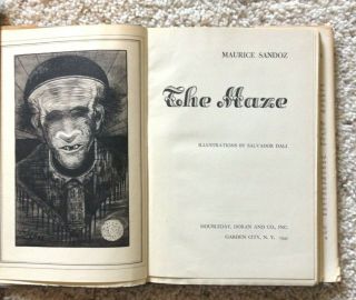 The Maze By Maurice Sandoz - Illustrated by Salvador Dali - 1945 2