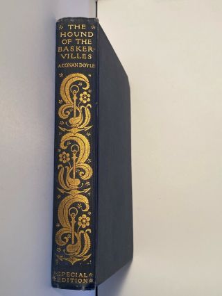 A.  Conan Doyle The Hound Of The Baskervilles,  Sherlock Holmes 1903 Spec Edition