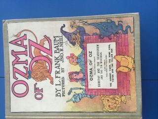 Ozma Of Oz L.  Frank Baum Hc Book 1907 Early Edition