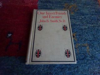 Our Insect Friends And Enemies By Smith 1909 Hc 1st Edition Illustrated