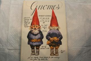 Gnomes By Will Huygen,  Hardback With Dust Jacket,  1977,  Illustrated