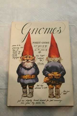 Gnomes by Will Huygen,  hardback with dust jacket,  1977,  illustrated 2