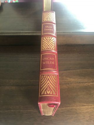 Short Stories Oscar Wilde Easton Press Leather Bound Red Collector 