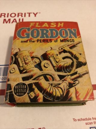 Flash Gordon And The Perils Of Mongo Big Little Book 1423 Vg 1940 Blb