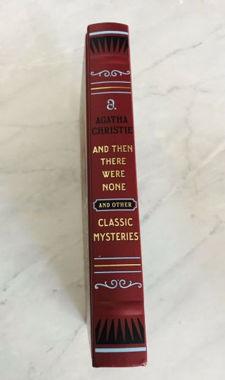 And Then There Were None and Other Classic Mysteries - leather - Agatha Christie 2