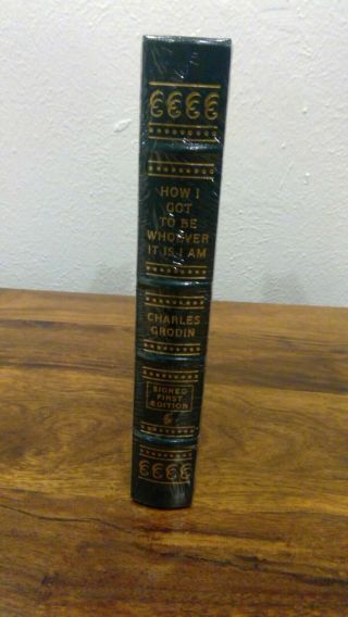 How I Got To Be Whoever It Is I Am By Charles Grodin Easton Press Signed 1st Ed