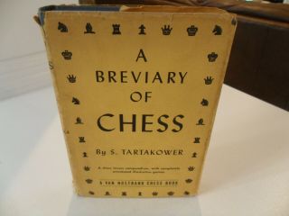 Vintage Russian Chess Book S.  Tartakower A Breviary Of Chess Hbdj 1955