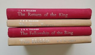 The Hobbit And Lord Of The Rings 1972 First Printing Taiwan With Maps