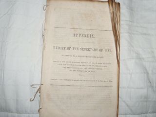 Appendix: Report Of The Secretary Of War - Mexican - American War,  1848