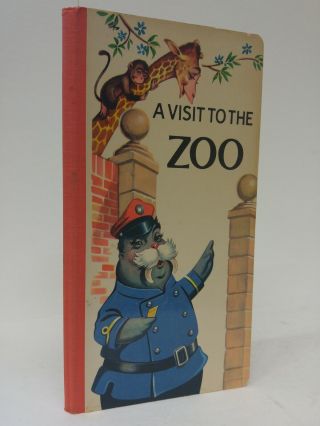 A Visit To The Zoo Vintage 1960s Board Book Mcloughlin Brothers
