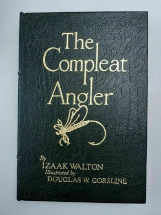 The Compleat Angler Izaak Walton Easton Press Famous Editions 1976 Leather