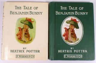 Vtg 1932 The Tale Of Benjamin Bunny Beatrix Potter Hc Dust Jacket Book