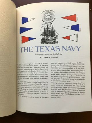 John H.  Jenkins,  The Texas Navy,  For Christmas 1968,  Limited Numbered Printing