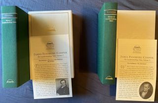 J.  F.  Cooper The Leatherstocking Tales Vol 1 & 2 Library Of America