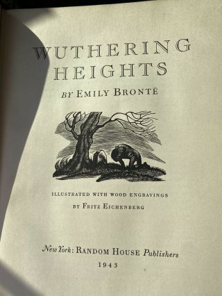 1943 Set Of Two: Jane Eyre And Wuthering Heights