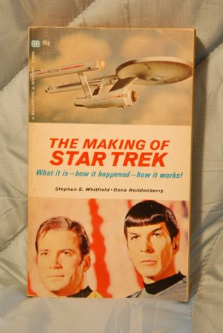 The Making Of Star Trek Whitfield Roddenberry First Printing 1968