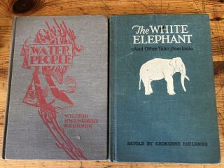 2 Wise Parslow Books - The White Elephant And Water People