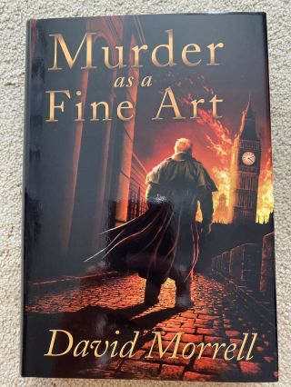 Signed Murder As A Fine Art David Morrell Cemetery Dance First Ed.  Pc