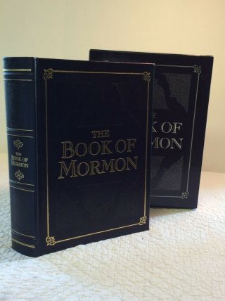 The Book Of Mormon By Joseph Smith,  Jr.  - 2001 - Leather - Illustrated