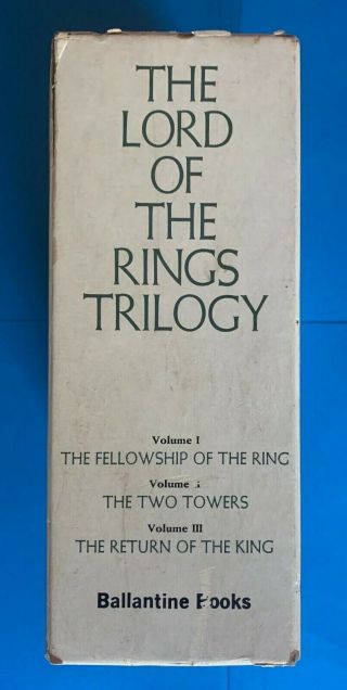 Lord Of The Rings Trilogy By J.  R.  R.  Tolken Special Edition First Printing 1970