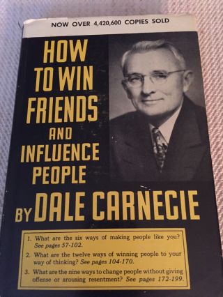Vintage,  Collectible “how To Win Friends And Influence People; Copyright 1936