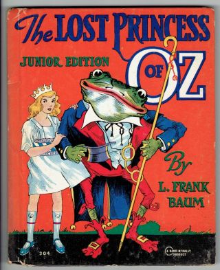 The Lost Princess Of Oz By L Frank Baum 1939 Rand Mcnally 304