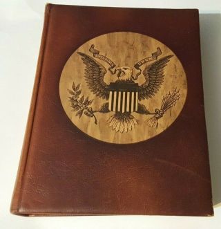 Graphic Story Of American Presidents Hardcover,  Leather Bound 1972