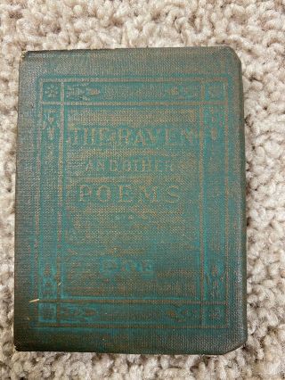 Vintage Little Leather Library " The Raven And Other Poems " By Edgar Allan Poe