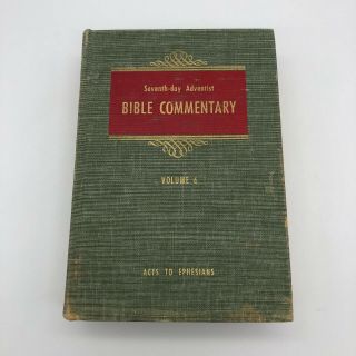 Vintage Seventh - Day Adventist Bible Commentary Sda Volume 6 1957 Review & Herald
