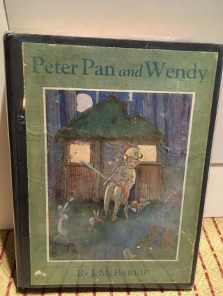 Peter Pan And Wendy J.  M.  Barrie,  Scribners 1941 Color Plates Illustrated Look Hc