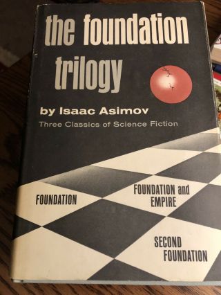 The Foundation Trilogy Hardcover By Isaac Asimov Book Club Edition W/ Dj 1951